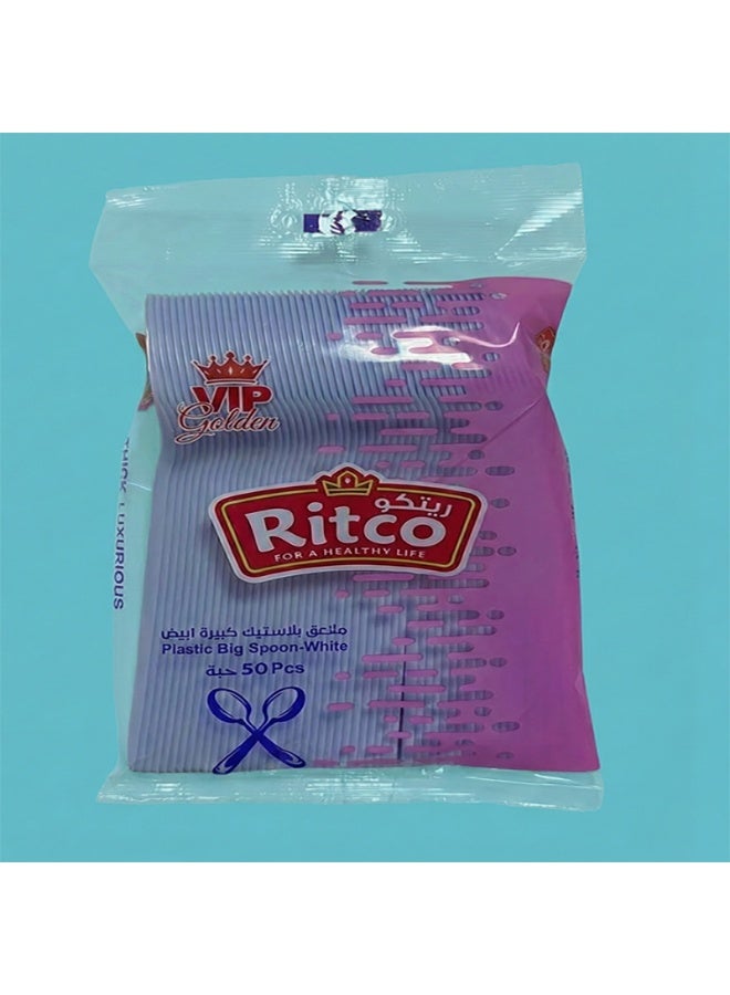 Ritco Carton Of White Plastic (1000 Spoons/Carton) - Image 2