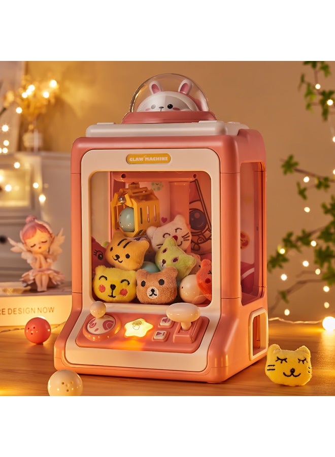 Children's Mini Capsule Toy Crane Game Small Home Use Coin Operated Doll Grabber Machine For Boys Girls Toy Trendsetter-Color:English Express Box (brown Bear) 10 Eggs + 10 Dolls-Specifications:Send Eggs + Free Dolls  - Image 4