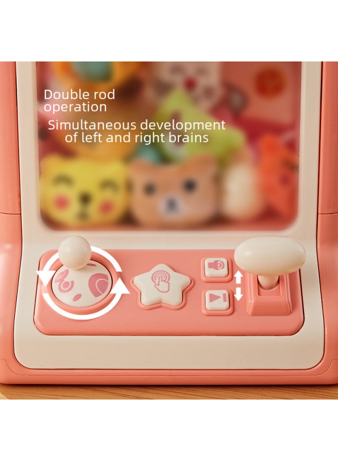 Children's Mini Capsule Toy Crane Game Small Home Use Coin Operated Doll Grabber Machine For Boys Girls Toy Trendsetter-Color:English Express Box (brown Bear) 10 Eggs + 10 Dolls-Specifications:Send Eggs + Free Dolls  - Image 3