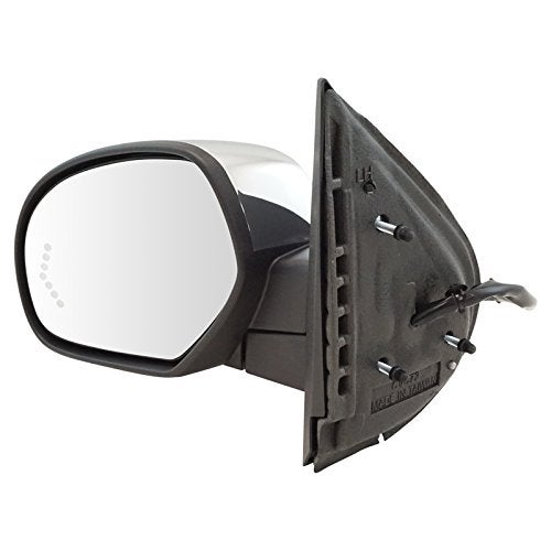 TRQ Left Mirror Drivers Side Compatible with 07-13 Chevrolet GMC GM1320499 - Image 5