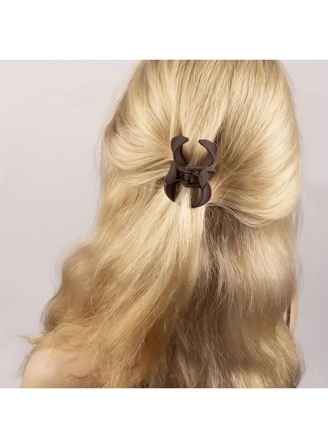 ZAVVU KRIZOUS ZAVVU & KRIZOUS Flower Hair Clips, Matte Floral Hair Claw Clips, Summer Hair Accessories for Women Girls, Non Slip Elegant Hair Clips for Thick Thin, Wedding Party, 4 Pcs - Multicolor - Image 3