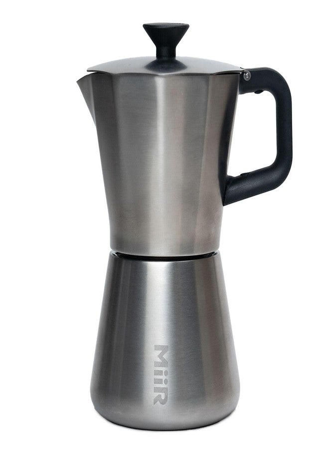 MiiR New Standard Moka Pot, 10oz - Durable Stainless Steel Coffee Maker for Rich Espresso Strength Brew - Image 1