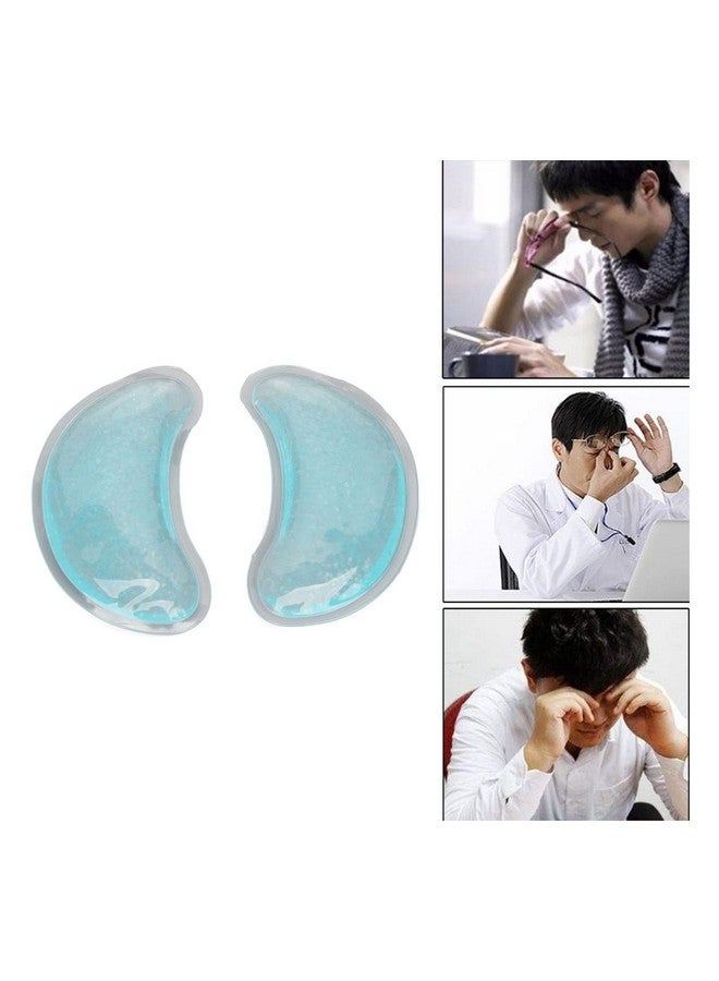 Asixxsix Gel Ice Pack, Reusable Cooling Eye Pads, Hot Cold Compress Leakage Proof Portable Soft and Skin Friendly Under Eye Patches for Dark Circles and Puffiness, Eye Relax - Image 5