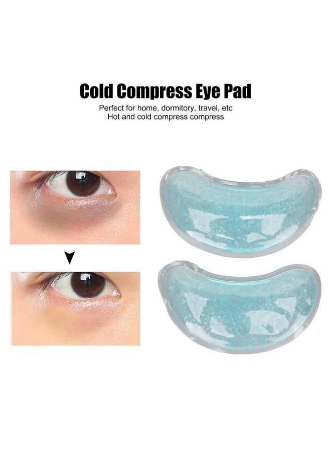 Asixxsix Gel Ice Pack, Reusable Cooling Eye Pads, Hot Cold Compress Leakage Proof Portable Soft and Skin Friendly Under Eye Patches for Dark Circles and Puffiness, Eye Relax - Image 3