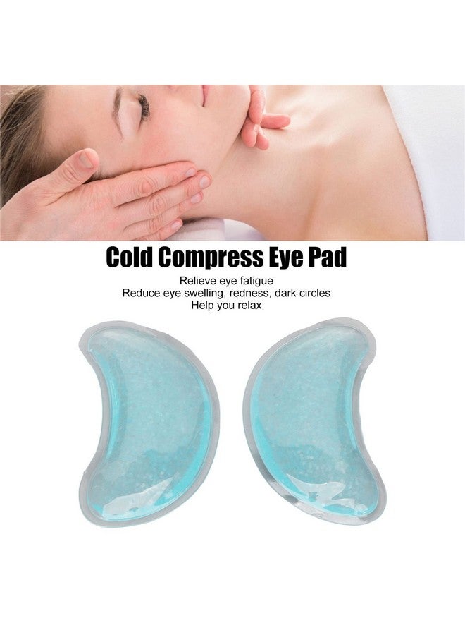 Asixxsix Gel Ice Pack, Reusable Cooling Eye Pads, Hot Cold Compress Leakage Proof Portable Soft and Skin Friendly Under Eye Patches for Dark Circles and Puffiness, Eye Relax - Image 2