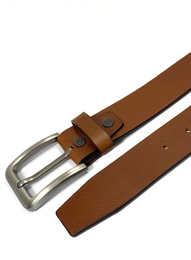 Classic Milano Genuine Leather Belt Men - Semi-Casual Men's Belts & Party Wear Belts for men, Casual Outfits Man Belt, Gifts - Men’s Leather Belt for Men - Image 2