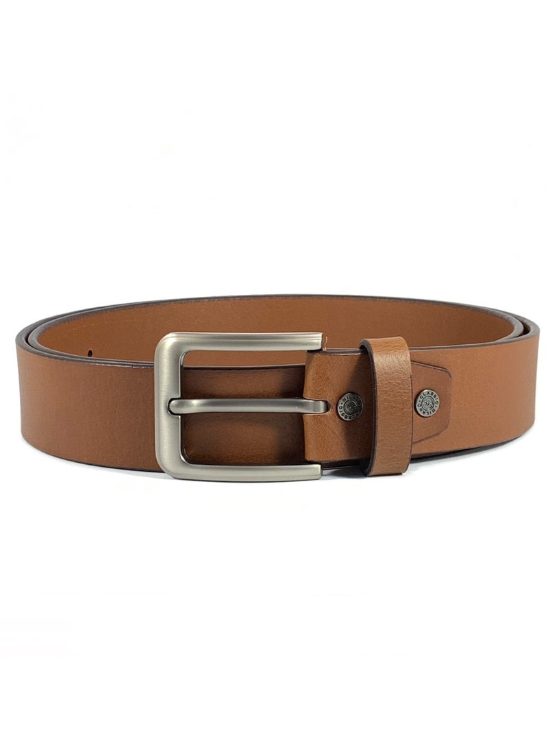 Classic Milano Genuine Leather Belt Men - Semi-Casual Men's Belts & Party Wear Belts for men, Casual Outfits Man Belt, Gifts - Men’s Leather Belt for Men - Image 4
