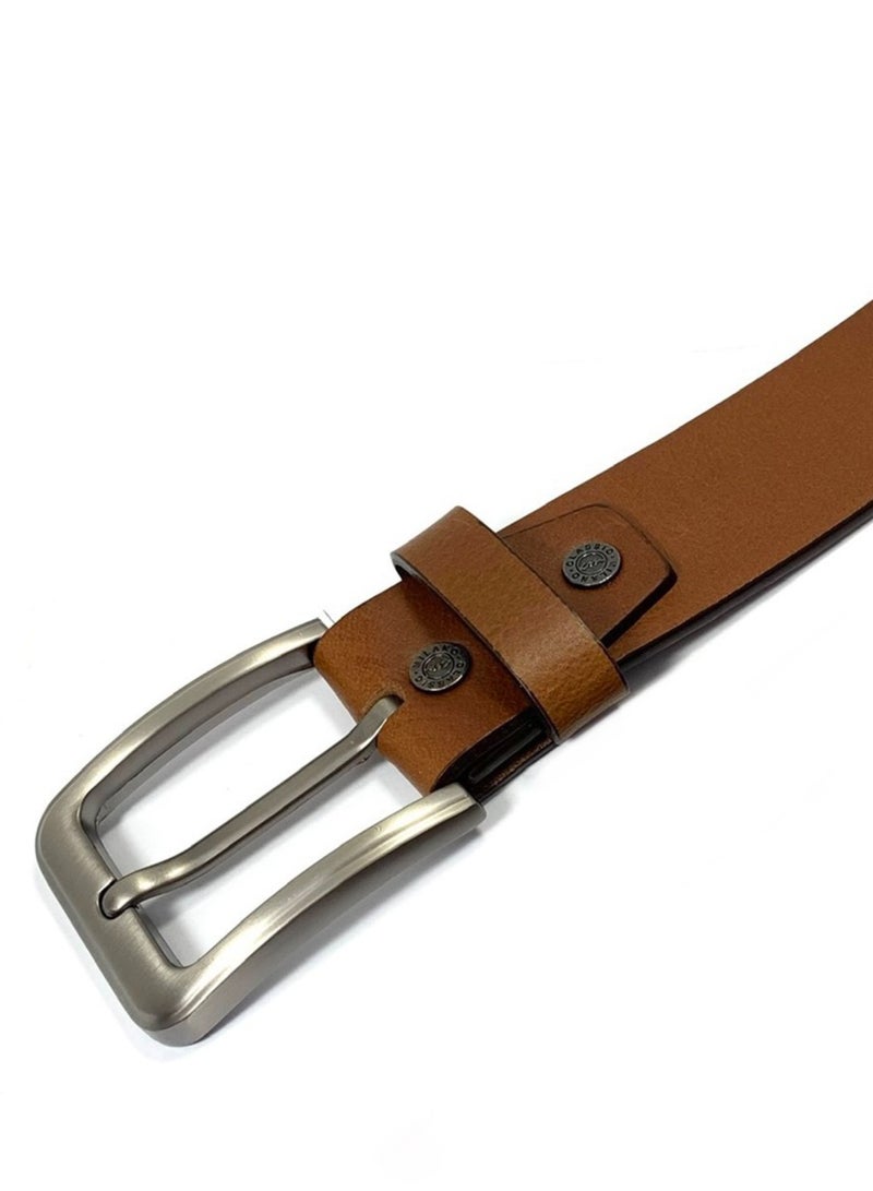 Classic Milano Genuine Leather Belt Men - Semi-Casual Men's Belts & Party Wear Belts for men, Casual Outfits Man Belt, Gifts - Men’s Leather Belt for Men - Image 3