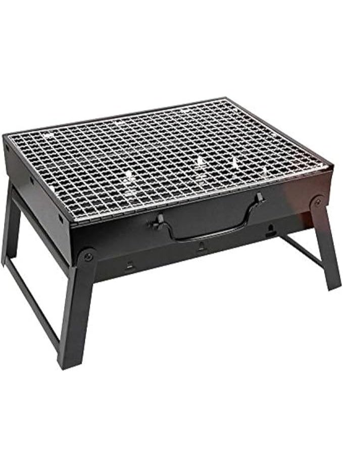 شواية فحم محمولة للشواء – أداة قابلة للطي للمناسبات العائلية والزوجية والرحلات والتخييم والحدائق - Image 1