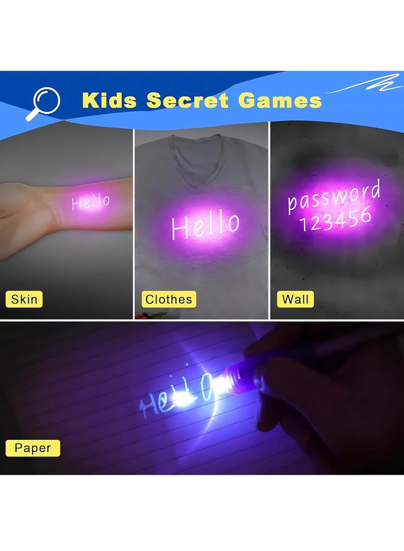 Shreeji Secret Writing Pen with UV Light – Pack of 6 Invisible Ink Spy Pens for Kids | Fun for Science Projects, Return Gifts, Birthday Parties - Image 5