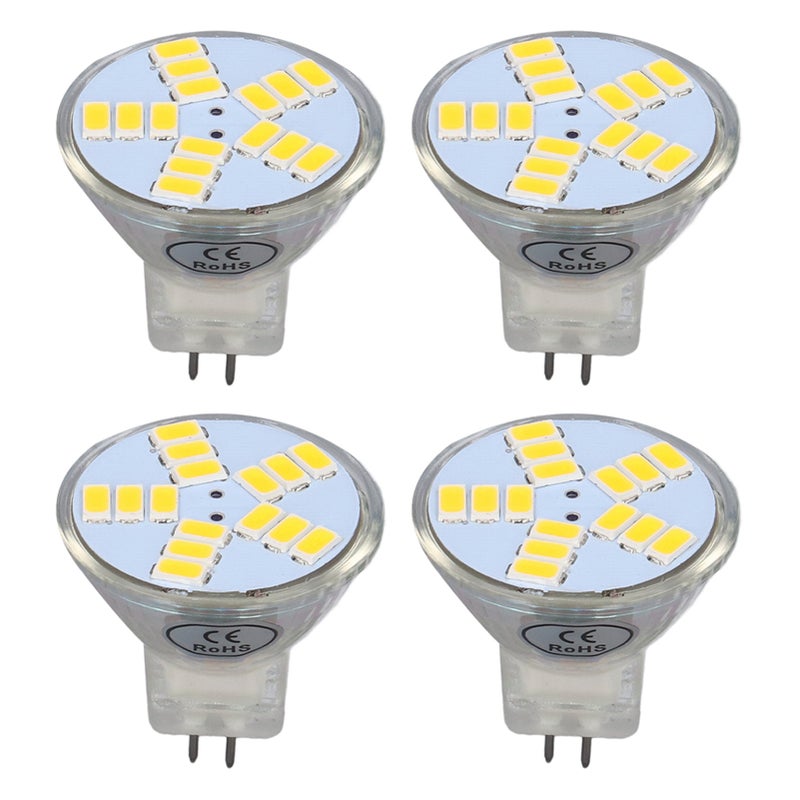 4Pcs MR11 LED Bulb 5W 500lm Bulb Replacement with 15 Beads Double Pin Base for Spotlight Landscape LampWarm White - Image 3