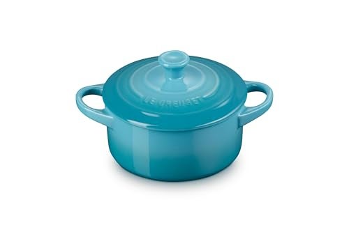Le Creuset Le Creuset Stoneware Mini Round Cocotte 14 oz Caribbean 