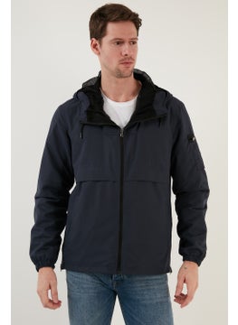 Buratti Hooded Zippered Pocket Coat Men's Coat 571232  - Image 2