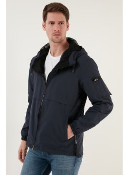 Buratti Hooded Zippered Pocket Coat Men's Coat 571232  - Image 3