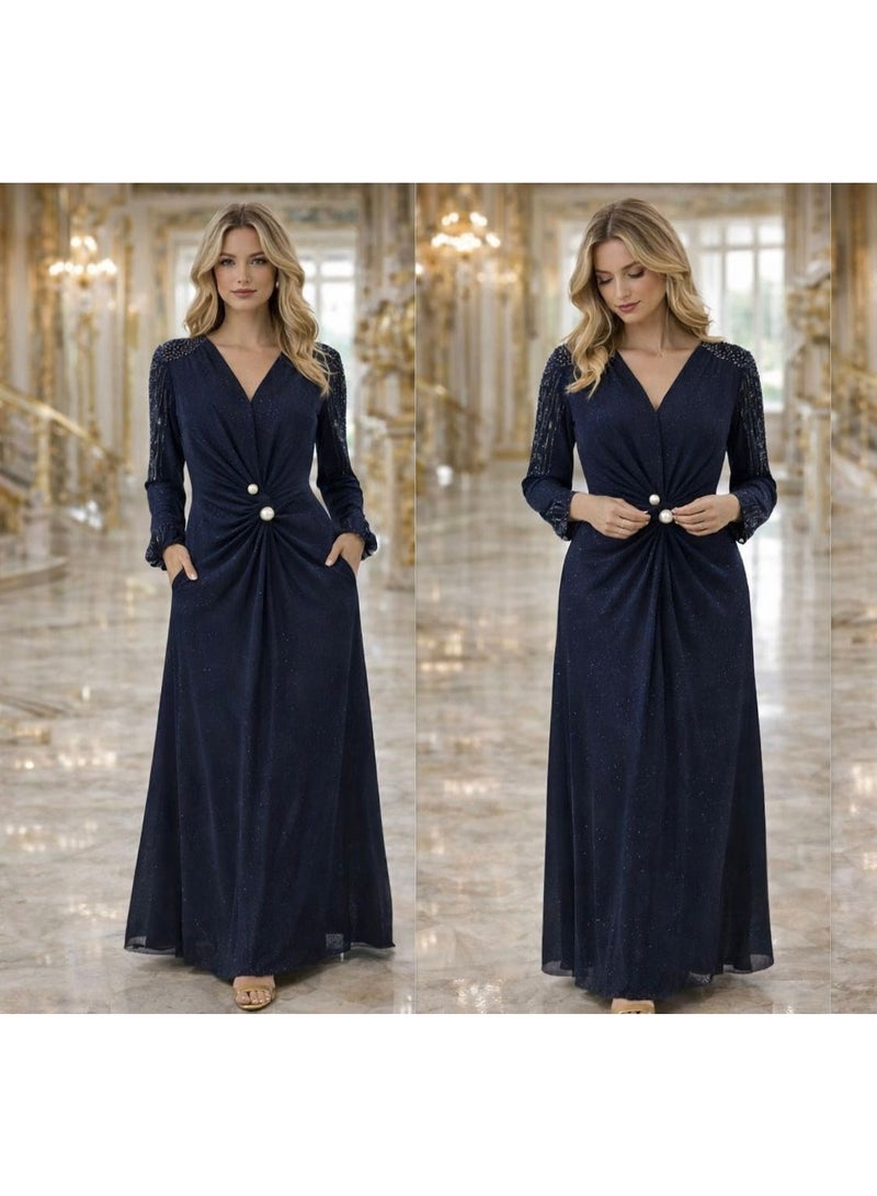 soft  evening dress