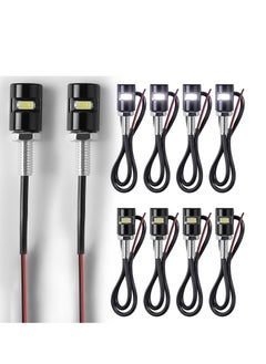 SYOSI 10 Pieces License Plate Light 12V Waterproof Tag Lights Motorcycle Screw Bolt Led Bulb Bright Aluminum Lamp White for Car Truck Bike  - Image 1