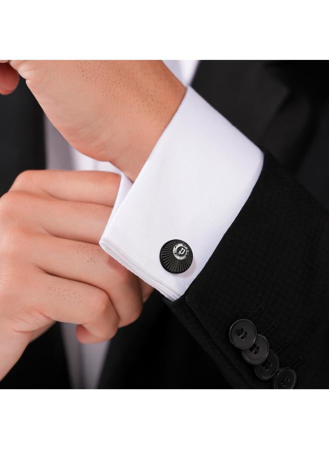 POLICE RADIANT LOGO CUFFLINKS - Image 4
