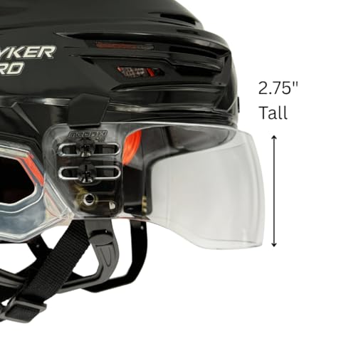 TronX S40 Vented-Cut Hockey Helmet Clear Visor (Anti-Scratch/Anti-Fog) CE Certified - Image 3