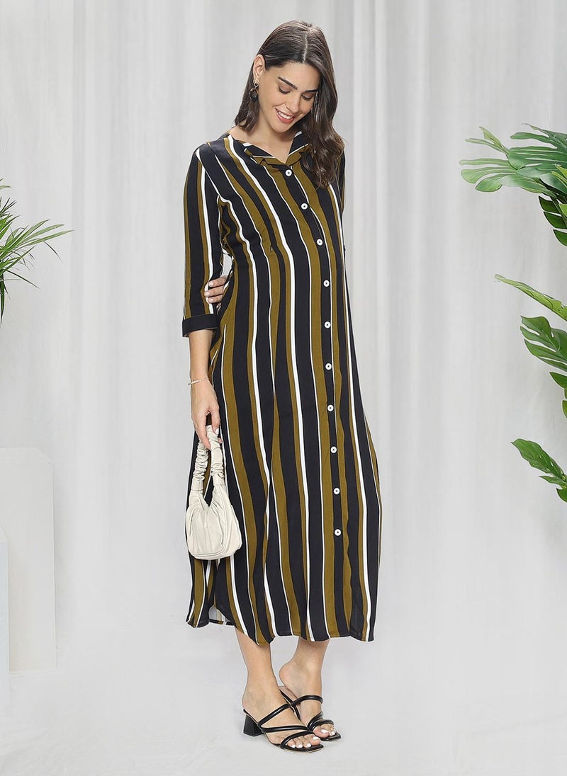 تامي ملابس رايون نسائية للأمومة والرضاعة قبل الحمل وبعده - Image 2