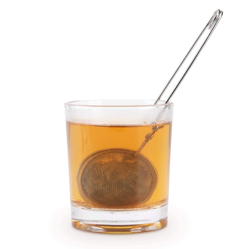 Muzztech Stainless Steel Strainer Metal Handle Tea Infuser Mesh Strainer Ball Kitchen Gadget Coffee Tea Bag Spice Filter (Pack of 2) - Image 4