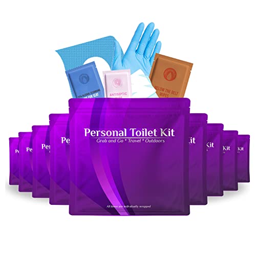 pH Advantage Personal Toilet Kit To Go – 10 Pack (Purple) - Image 1