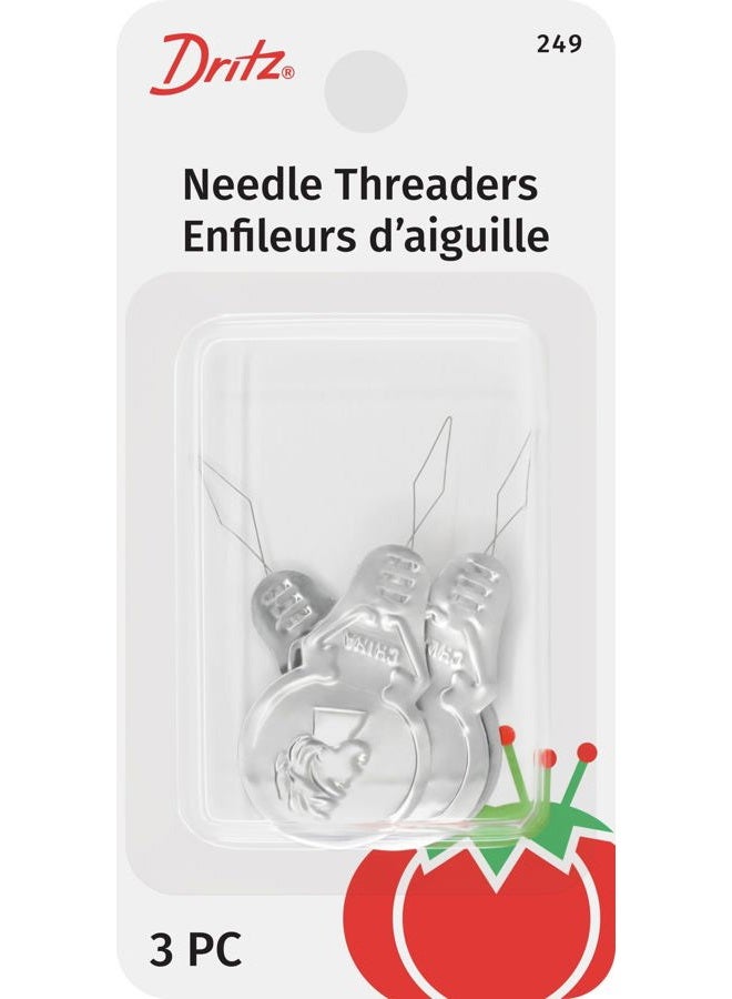 Dritz 249 Needle Threaders (3-Count),Silver - Image 1