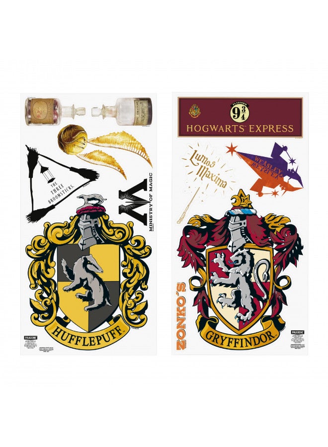 Paladone Harry Potter Wall Stickers, Set of 20 Removable Waterproof Stickers - Image 4