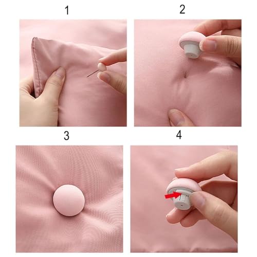 TRUJVE Anti-Slip Duvet Clips Set - Strong Bed Sheet Holders & Comforter Fasteners, Secure Bedding Grippers for All Bedding Types, No-Slip Blanket Clips for Duvet, Comforter, Quilt & Bed Sheets (8, Pink) - Image 4
