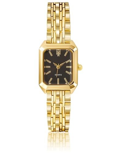 Top Plaza Watch for Women Men Casual Simple Bracelet Watches(Gold-White Dial) - Image 1