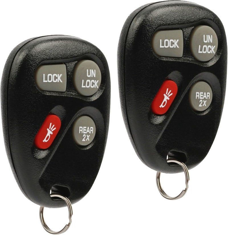USARemote Key Fob Keyless Entry Remote fits Chevy Astro, Blazer and GMC Jimmy, Safari 2001 2002 2003 2004 2005 (KOBLEAR1XT, 15043458), Set of 2 - Image 1