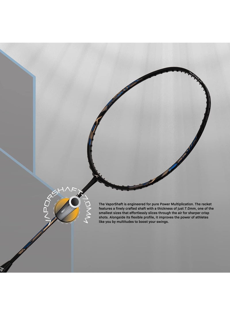 HUNDRED - VIPER 900 Badminton Racquet - Head-Heavy Design, Flexible Shaft, G6 Grip, 32 lbs String Tension, Lightweight for Intermediate & Advanced Players, Includes Cover - Image 1
