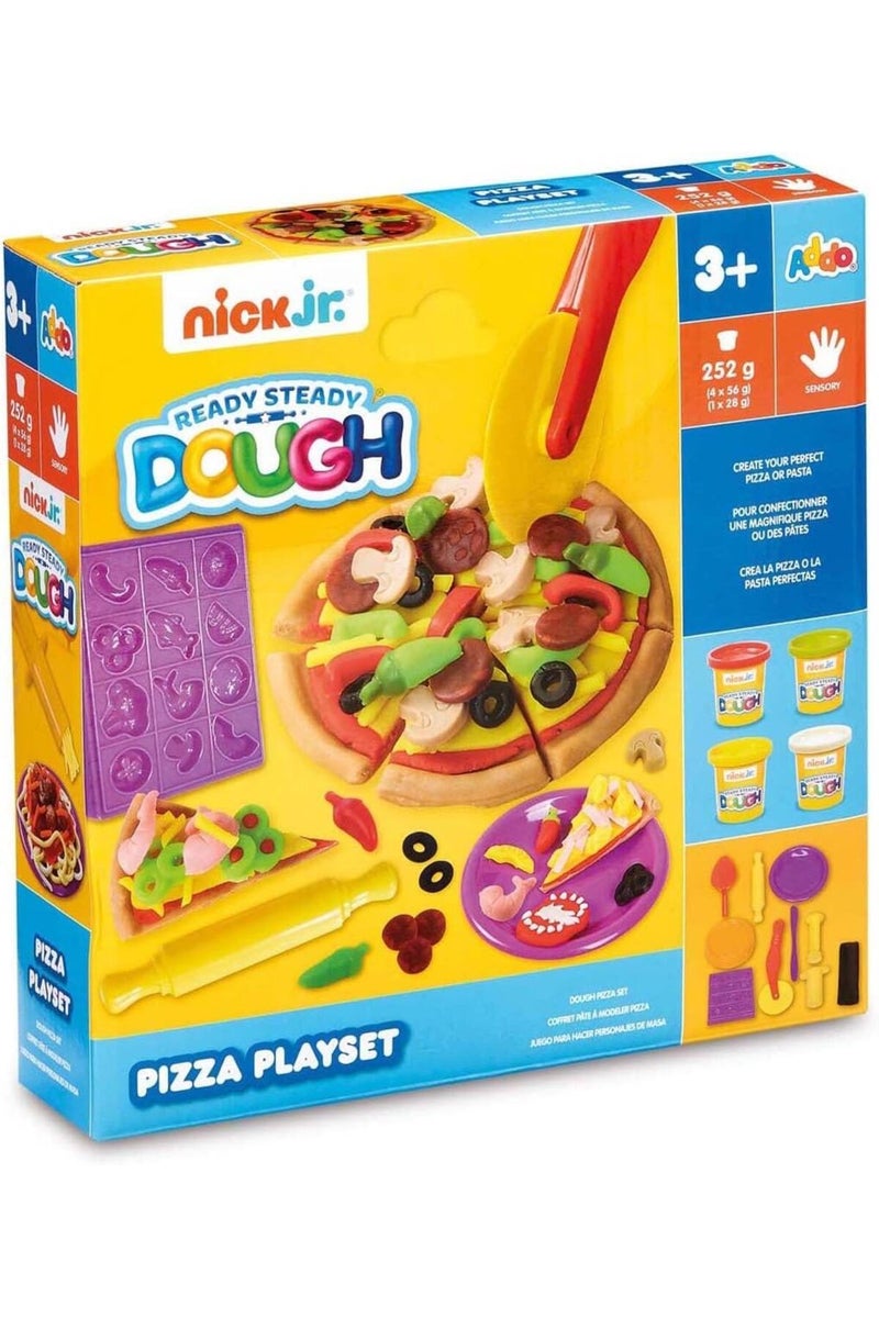 Addo Nick Junior Dough Pizza Playset 252g - Play Dough Clay Moulding Set - Image 4