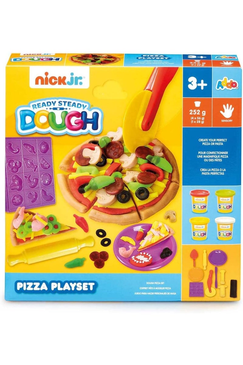Addo Nick Junior Dough Pizza Playset 252g - Play Dough Clay Moulding Set - Image 2