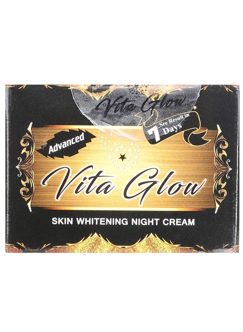 Vita Glow Advanced Night Cream For Skin Whitening - 30 Gm - Image 1
