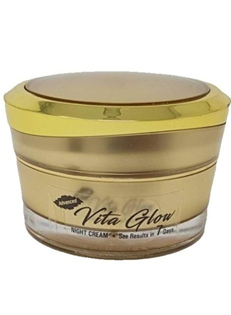 Vita Glow Advanced Night Cream For Skin Whitening - 30 Gm - Image 2