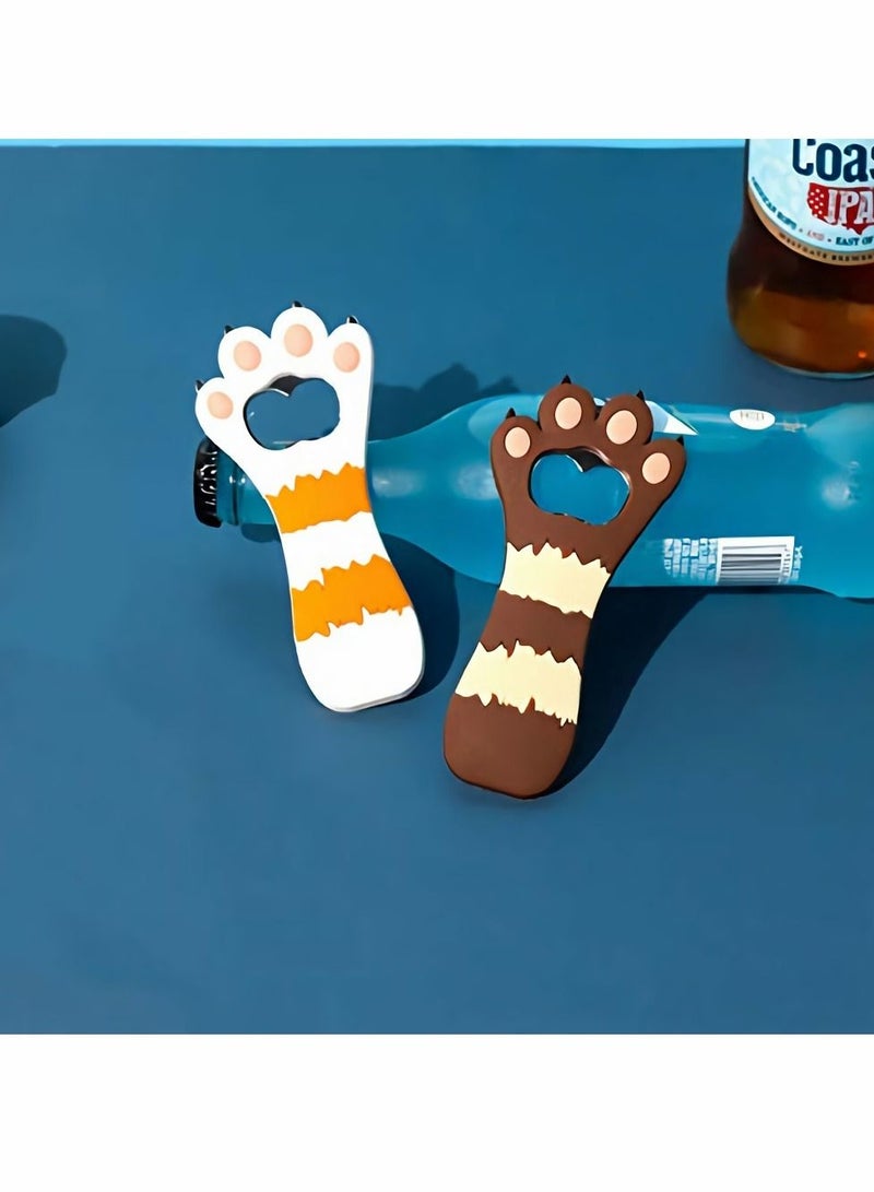 Y&D Cat Claw Bottle Opener, Silicone Material with Magnetic Paw Opener Personalized Home Kitchen Decoration (2Pcs)  - Image 4