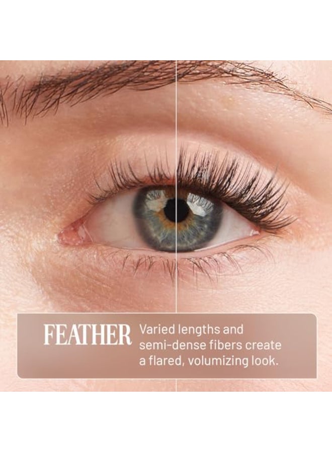 Lilac St. Lilac St Feather Natural Faux Eyelash Clusters 14mm Cat Eye Look DIY Lash Extension Wisps Lightweight Lifelike Lasts 10 Days Cruelty Free Vegan Women Founded 10 Lashes - Image 4