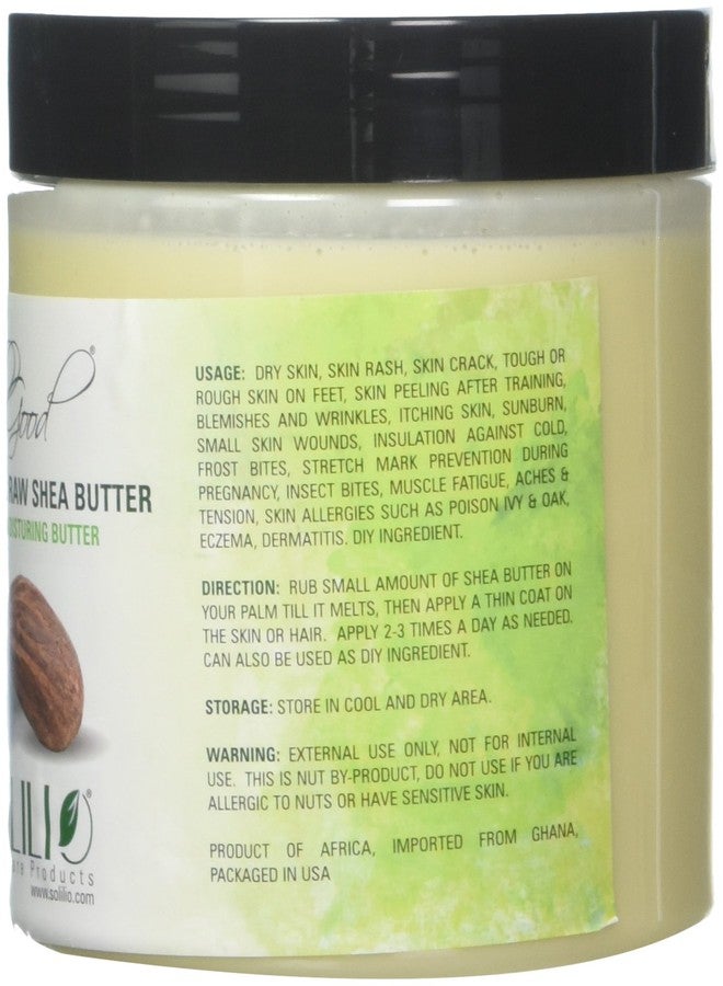SmellGood - Pure Unrefined Shea Butter, totally natural and organic, ivory color, packed in 16 oz Jar, 4 Units - Image 2