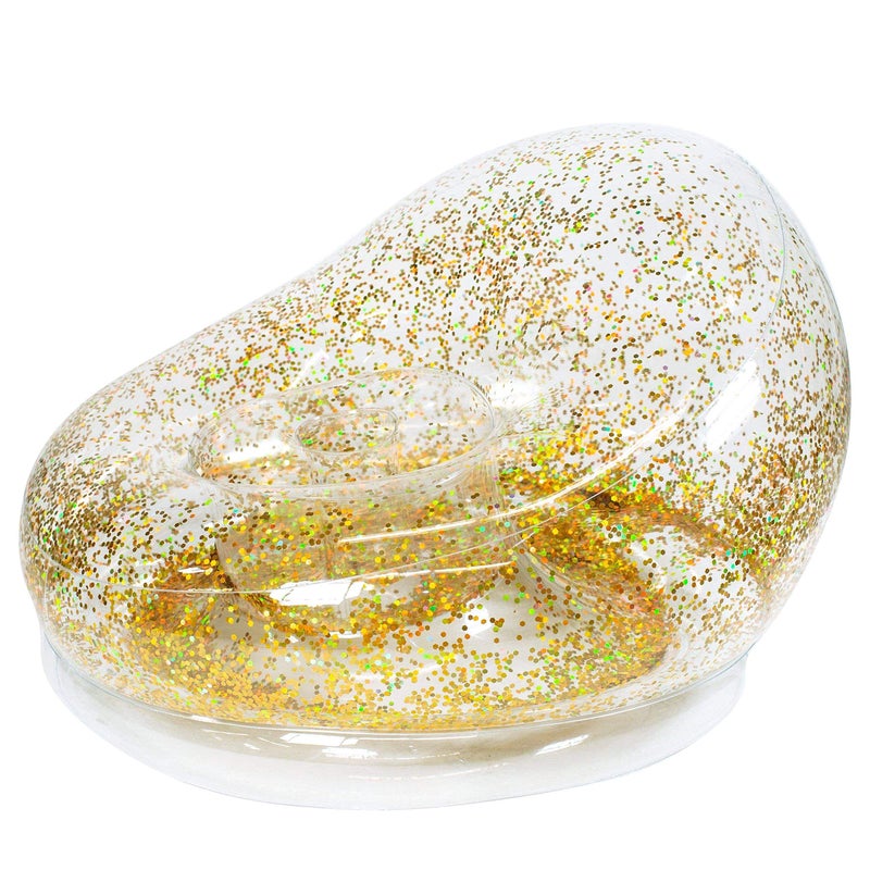 Air Candy Air Candy Inflatable CityStyle Chairs AirCandy Gold Glitter Inflatable Chair 