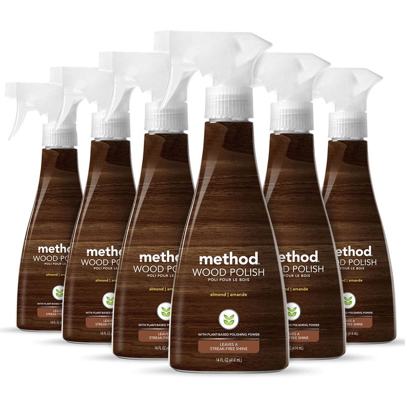 Method Wood Polish, Almond, For Wood Surfaces, Furniture and Cabinets, 14 Ounces (Pack of 6) - Image 4
