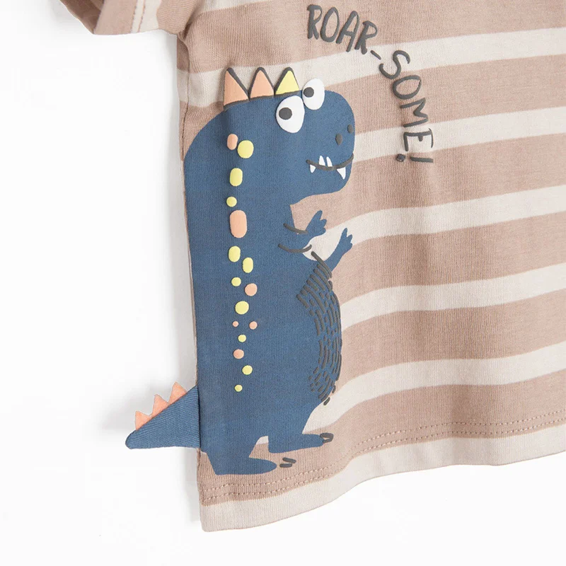 Cool Club by SMYK BEIGE COTTON T-SHIRT S/S