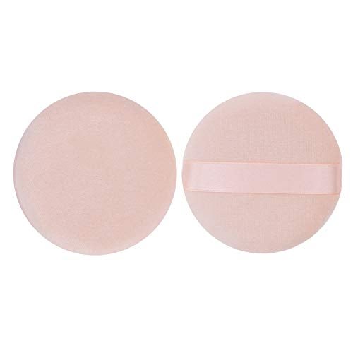 Senkary 8 Pieces Face Powder Puffs Soft Cotton Makeup Powder Pads for Loose, Setting, Pressed and Body Powder (2.75 Inch) - Image 3