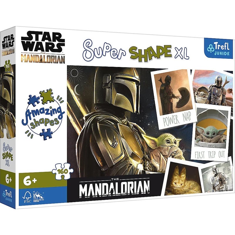 Trefl - Junior Star Wars The Mandalorian Puzzle 160 Pieces - 50035 - Image 1