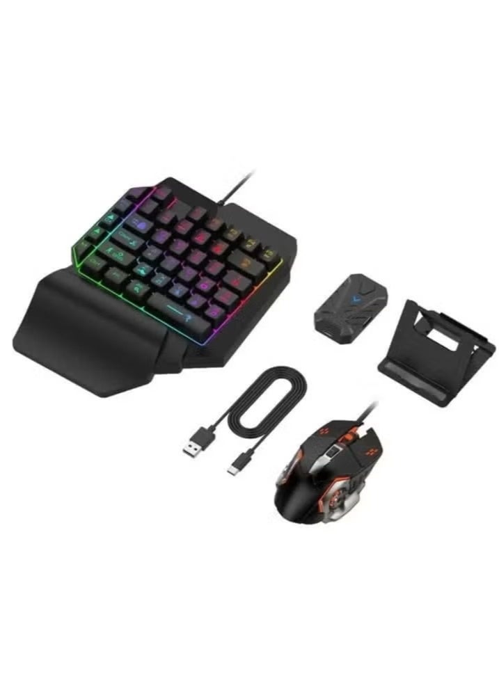 5-in-1 Mobile Gaming Keyboard & Mouse Combo - Image 2