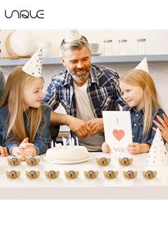 Unique 50pcs Truffle Wrappers Chocolate Candy Cups,Chocolate Paper Candy Cups Baking Cups Truffle Wrappers Liners Cups for Shower Birthday Wedding Party (Gold)  - Image 5