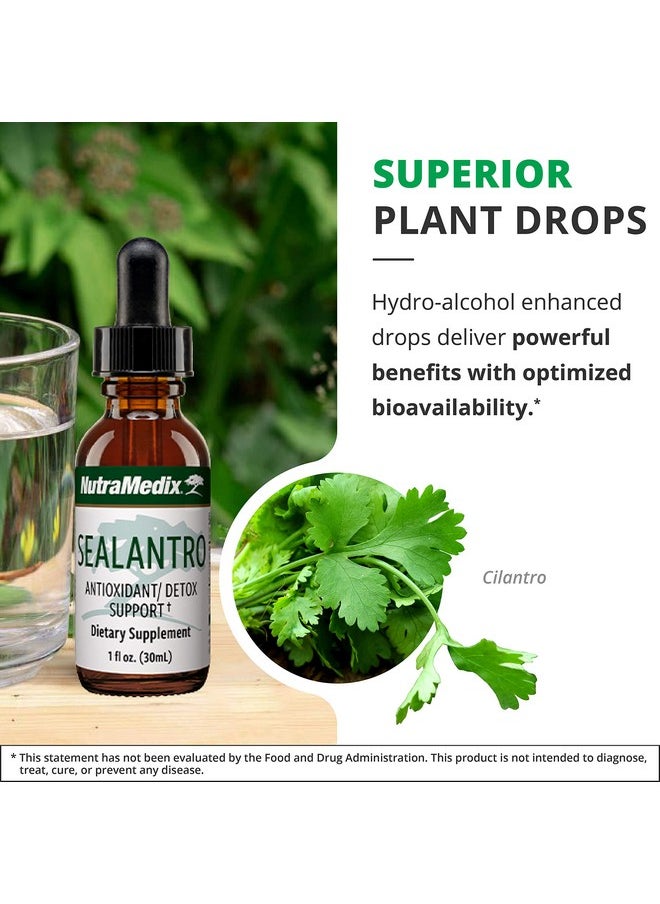 Nutramedix - Sealantro Detox Drops Chlorella Cilantro & Red Seaweed Extracts For Detox & Cleansing Support Bioavaiable Liquid Herbal Supplement For Herbal Detox & Antioxidant Support (1Oz / 30Ml) - Image 1
