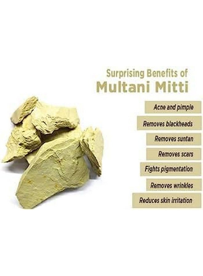 Generic NexTrade Multani Mitti Stone, Fuller's Earth, Skin Benefits Calcium Bentonite Clay for Face Pack And Hair Pack (1) - Image 2