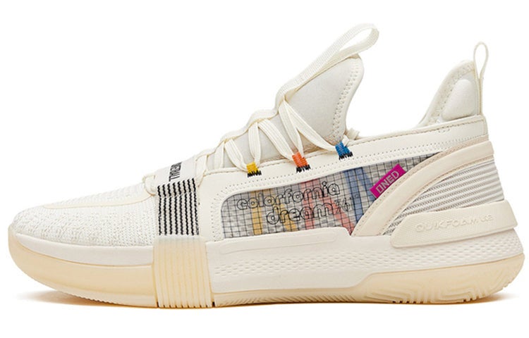 361 Degrees x Qu!k Foam Lite Running Shoes 'White' - Image 2