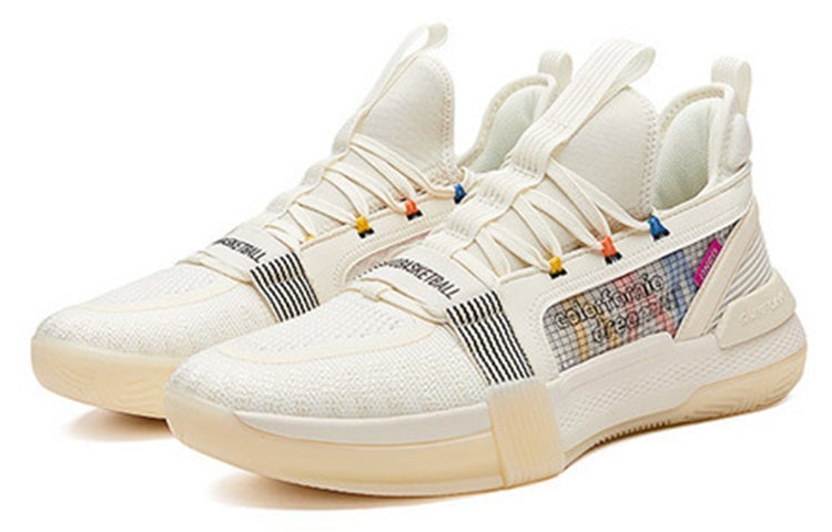361 Degrees x Qu!k Foam Lite Running Shoes 'White' - Image 3