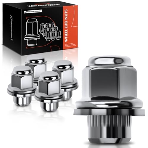 A-Premium صواميل العجلات A-Premium 5 قطع M12 x 1.5 متوافقة مع تويوتا أفالون كامري كورولا RAV4 تاكوما سيينا لكزس ES RX بونتياك سايون - Image 1